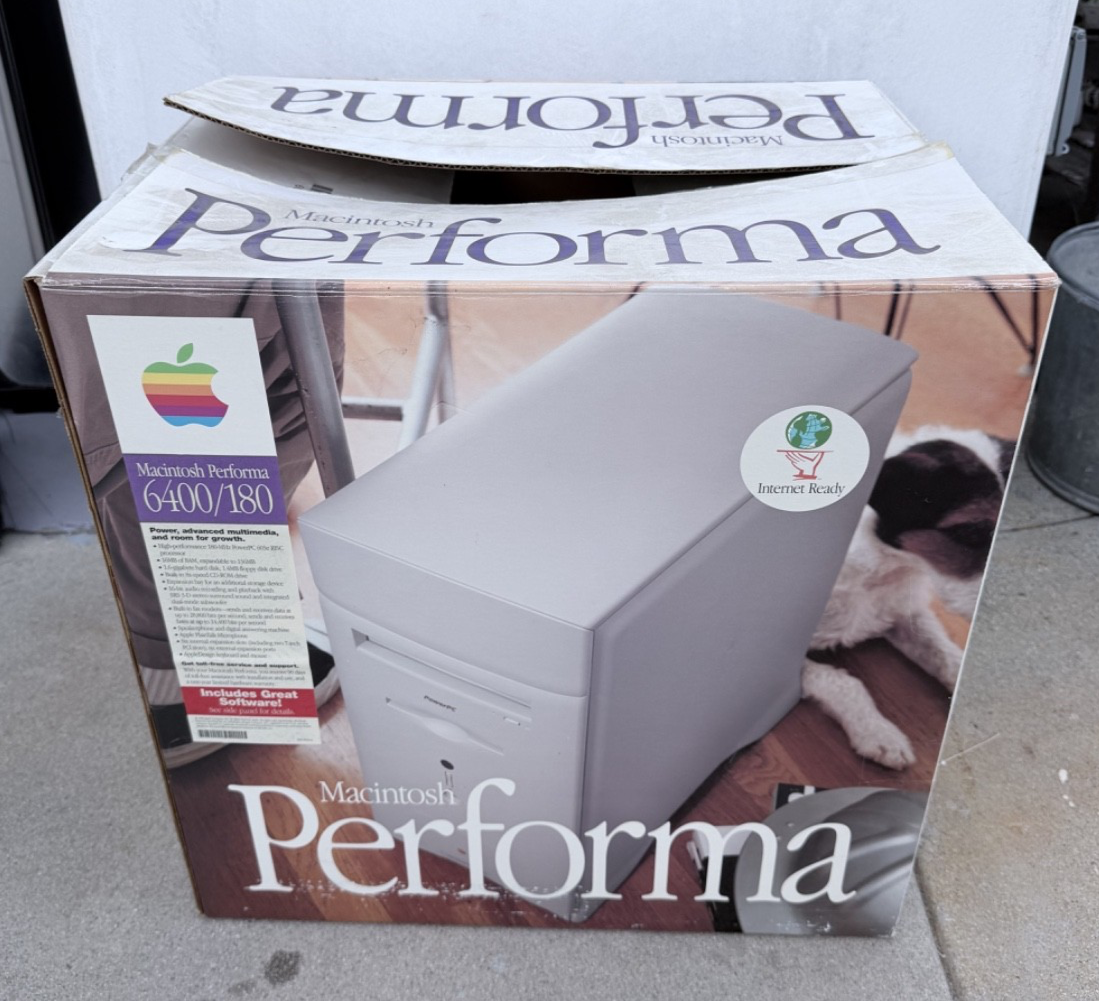 Vintage Apple Macintosh Performa 6400 Original Box (Box Only) | eBay