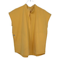 Figs Rafaela Oversized Scrub Top Womens S Yellow Career Healthcare