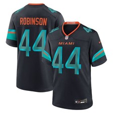 Miami Dolphins Chop Robinson Nike Blue 2025 Rivalries Collection NFL Game Jersey