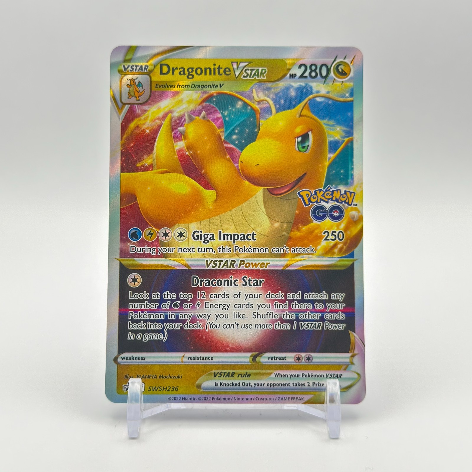 Dragonite VSTAR NM SWSH236 SWSH: Sword & Shield Promo Card PKM