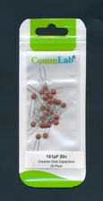 50v ceramic disk capacitor.   You choose the pF Value.  25 Pack pieces