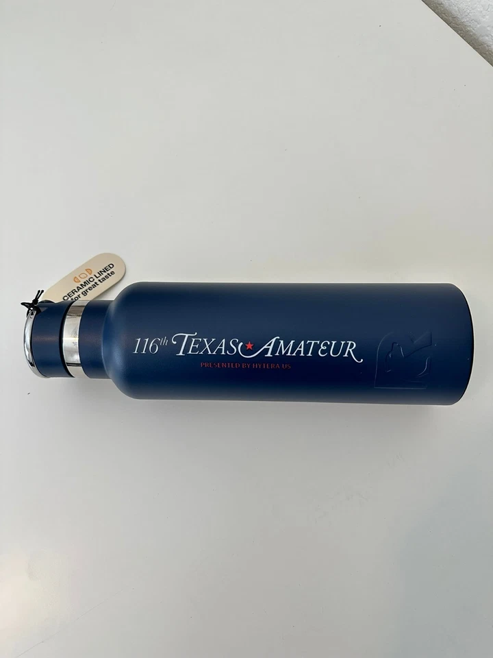RTIC Journey Bottle 20oz Navy Blue Insulated Stainless Steel Texas Amateur Golf - Image 3 of 4