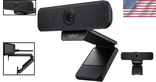 Versatile C925E 1080p Webcam: Autofocus, Light Correction & Clear Audio - Black - Picture 2 of 7