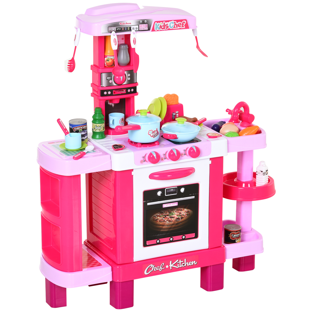 38 Piece Kids Kitchen Play set - HOMCOM  | TJ Hughes - Image 2