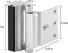 Home Security Door Lock for Kids Safety, Childproof Door Reinforcement Lock f...