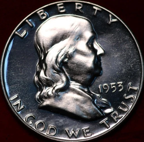1953-P Franklin Half Dollar Proof — photo from another recent sale