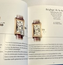 Cartier Tank Americaine instructions manual - 100% GENUINE