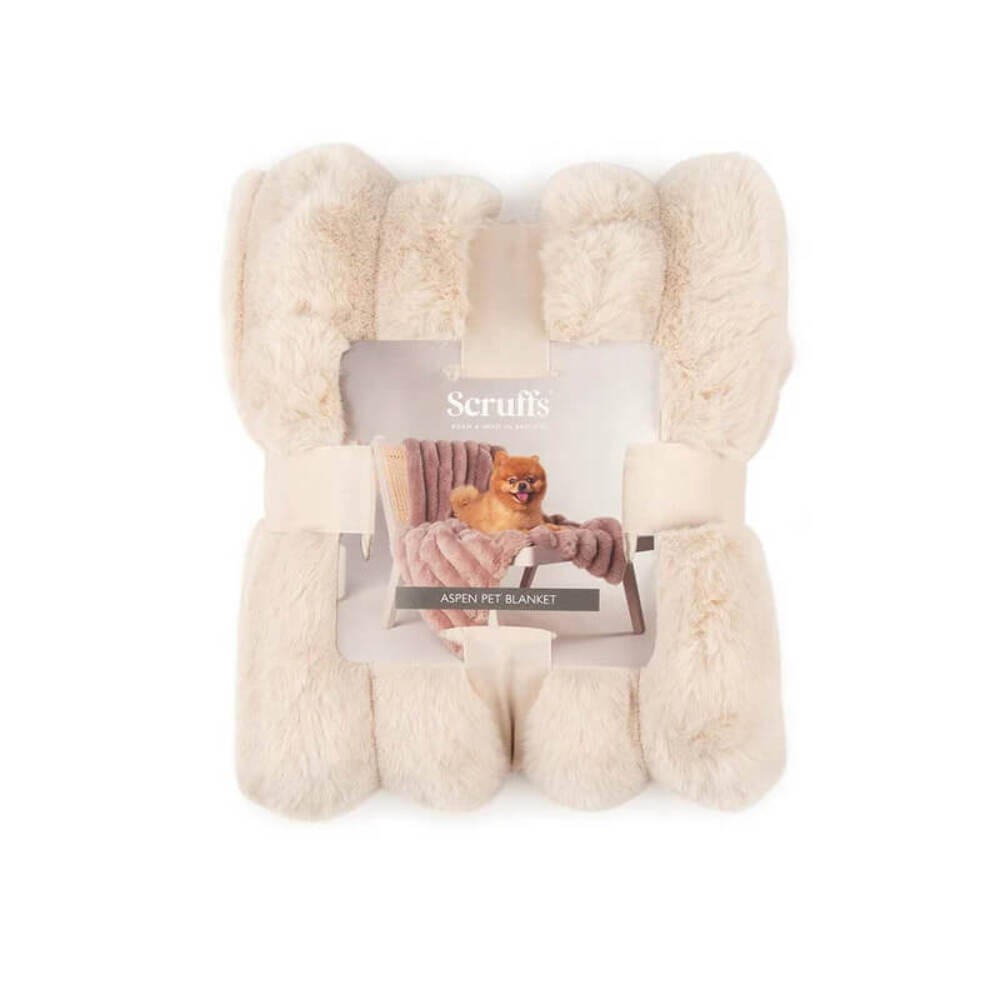 Scruffs Aspen Blanket 110x75cm Cream