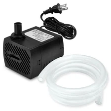 DOMICA (80GPH 4W) Mini Submersible Water Pump with 2.2FT Tube for Pond, Aquar...