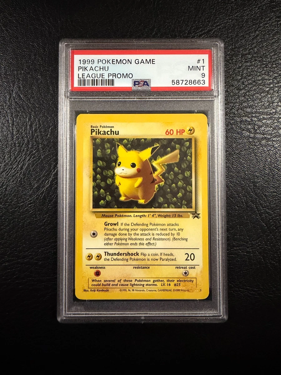英版ピカチュウ PokeTour1999 - PSA MINT9 / 6872 1999 Jungle Pikachu 1st Edition PSA 9 Mint #60/64 Graded Rare Red