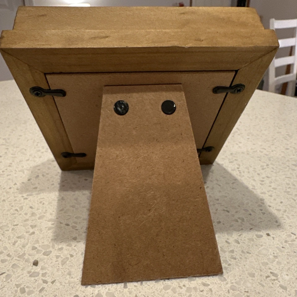 Small Shadowbox Wood Frame Bird Vintage Art Home Decor Art - Image 3 of 4