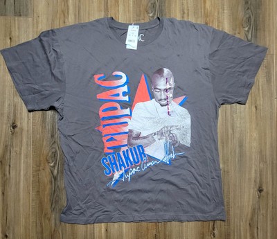 2PAC Tupac Shakur Bravado Merchandising Graphic T-Shirt 2XL New