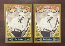 2013 Panini Cooperstown Collection - DAN BROUTHERS #13 (2-Card LOT) 
