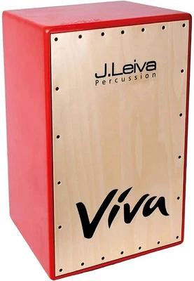 Leiva Rouge Cajon ,VIVA Modèle. sans Outil Mise au Point. Fabriqué En Espagne. À - Photo 1/4