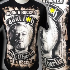 UK SUBS CHARLIE HARPER 100 % EINZIGARTIGES PUNK T-SHIRT MEDIUM BAD CLOWN KLEIDUNG