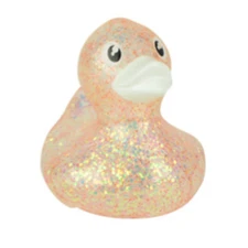 2" Inch Vinyl Glitter Rubber Ducks: RED GOLD BLUE PINK PURPLE and MORE!!!
