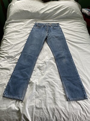 rikaさん Vtg Levis Orange Tab Jeans Mens (fits 32x30) Black Denim 40505