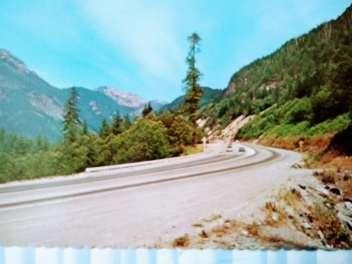 PHOTO CHROME POST CARD U.S.HIGHWAY 10 SUMMIT SNOQUALIE PASS WASHINGTON - Picture 4 of 12