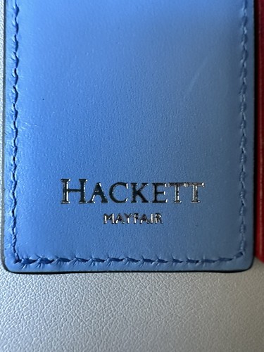 Hackett Mayfair London Llavero Llavero Cuero 2 Piezas *Ex Ex Ex exhibición* - Imagen 8 de 11