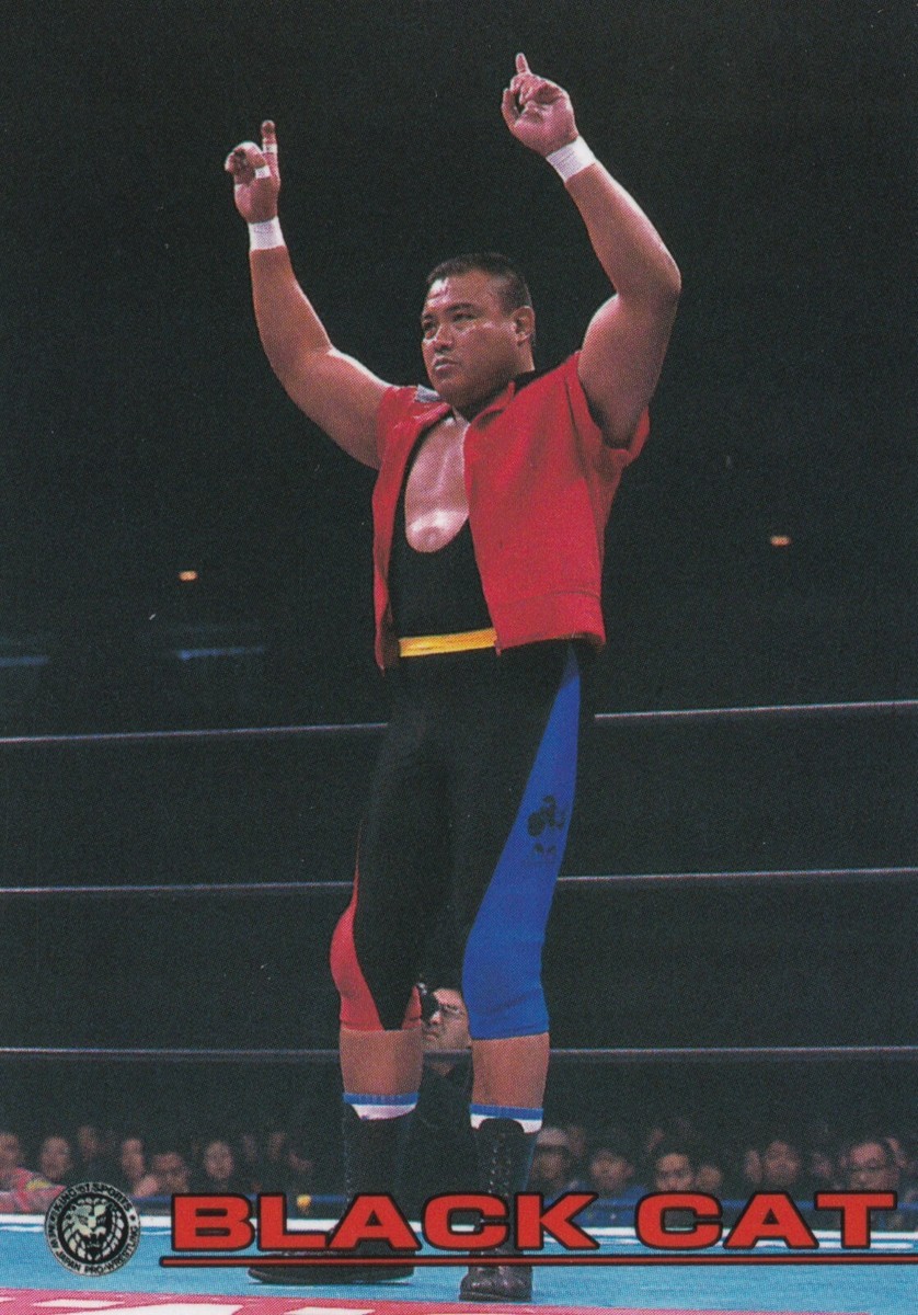 WCW カード 72枚 Black Cat 1998 Bandai New Japan Pro Wrestling Card #14 WWE