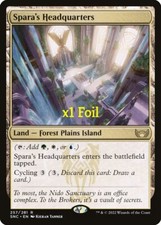 MTG Streets of New Capenna SNC Spara's Headquarters MINT (SELECT)