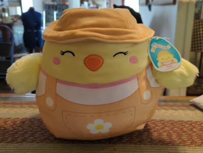 Easter Stuffed Animal Plush Squishmallow Aimee Chick Overalls Gardener 12'' 