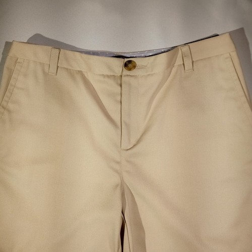 Liz Claiborne Shorts sz 8 AUDRA Tan Khaki Chino Golf Cotton Pockets EXC - Picture 2 of 9