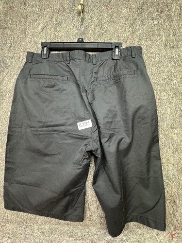 DKNY Shorts Mens Cotton Black Size 36 - Picture 2 of 9