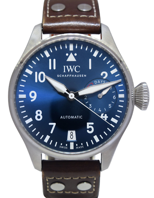 IWC Big Pilot Le Petit Prince 5009 Steel 7 Day Blue Dial 46mm