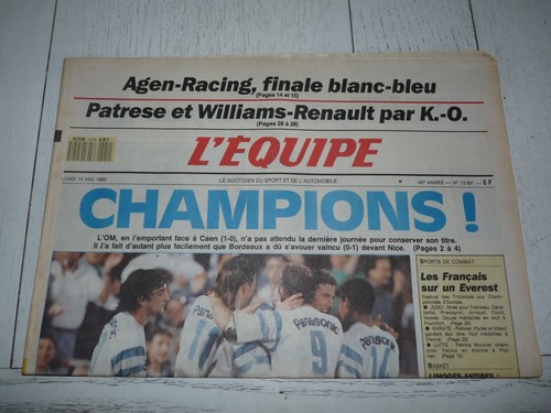 Fanion OM Olympique De Marseille Vs CSKA Sofia - Coupe D'Europe 1990 - Rare !