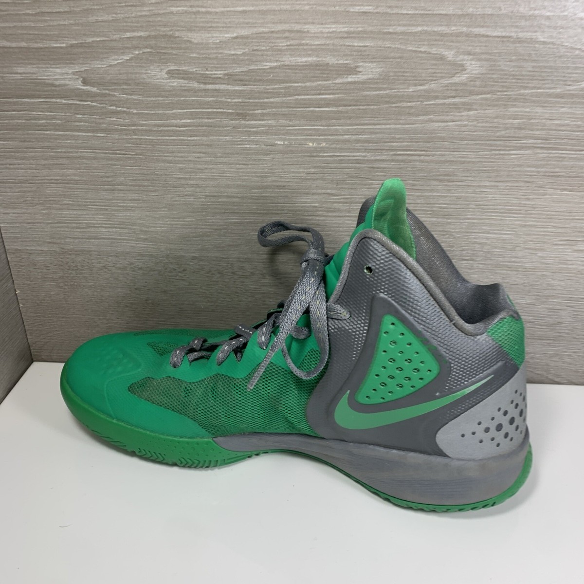 美品NIKE ZOOM ナイキ hyperenforcer 2012緑 27.5 Nike Zoom Mens Hyperenforcer Flywire Hyperfuse Green Basketball