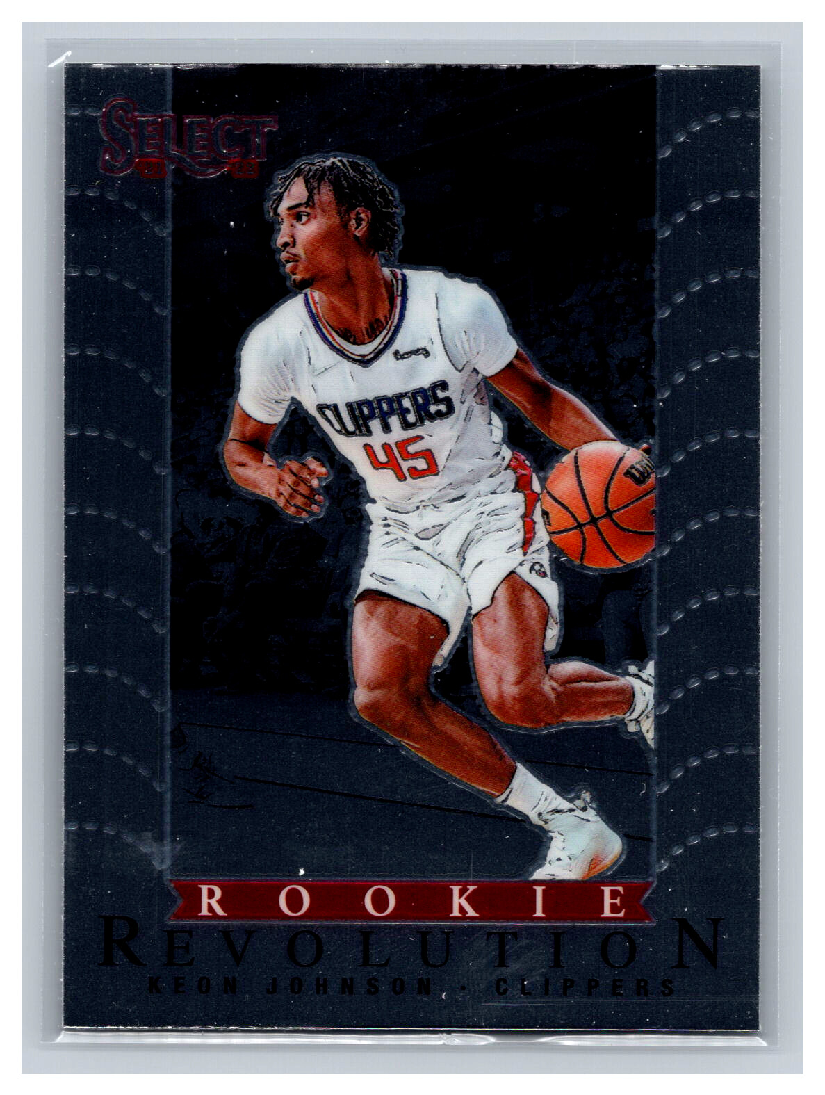 2021-22 Panini Select #16 Keon Johnson Rookie Revolution