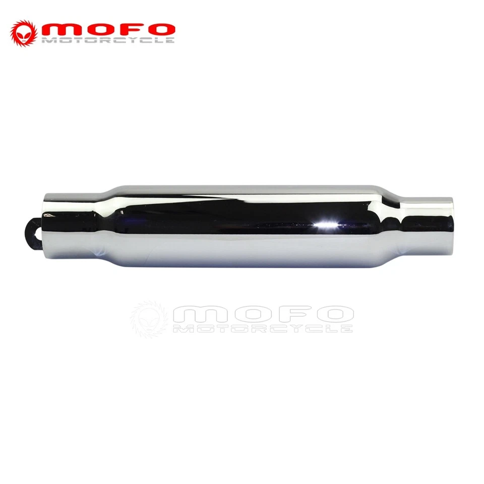 12'' Shorty Muffler Pipe Exhaust For Suzuki Honda Kawasaki Yamaha Harley Cafe — 第 4/4 张图片