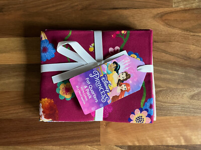 Disney Princess 100% Baumwolle Stoff Fat Quarter 4 Stück Konvolut