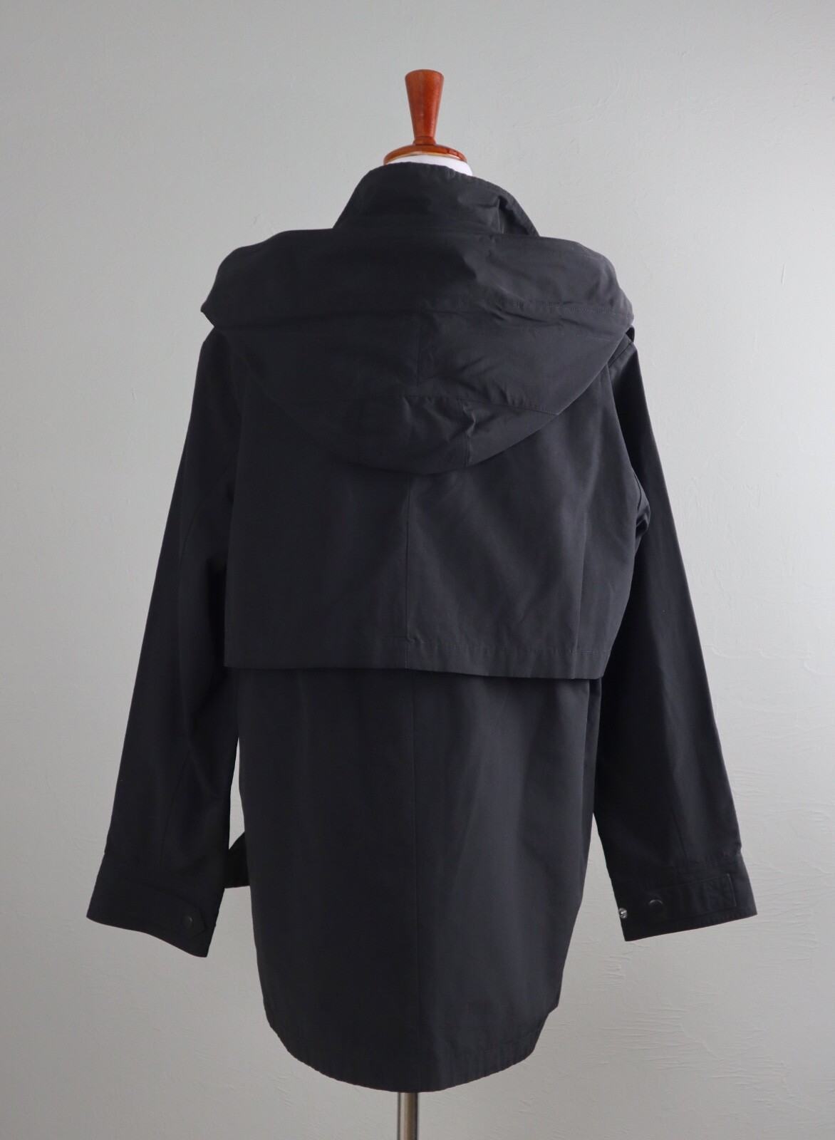 J.CREW $138 Perfect Solid Black Ligthweight Hoode… - image 5