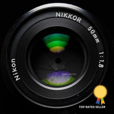 Nikon NIKKOR 50mm F/1.8 Ai-s Ais Pancake Lens w/Cap US Stock Mint #4895