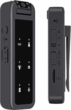 Body Video Camera 128GB, Body Worn Camcorder 5 Hours HD 1080P Body Cam with 180°