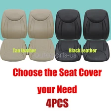 For 2001 2002 2003 Lexus LS430 Driver Passenger Perforated Leather Seat Cover