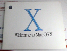 Apple Welcome to Mac OS X User's Guide Owner's Manual Book Booklet Operating