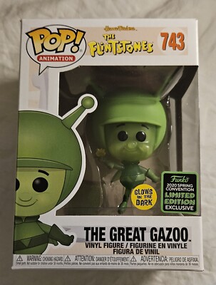 Funko Pop! The Flintstones - 743 Great Gazoo Glows in the Dark 2020 Spring Con