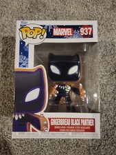Funko POP! Figura Marvel Holiday 2021 - Panther negra de jengibre #937 - Casi nueva/Como nueva