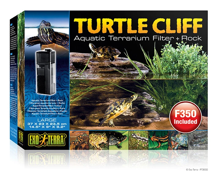 Exo Terra Turtle Cliff - Aqua-Terrarienfilter in Felsen Optik - 37x23x23,5 cm - Bild 1 von 1