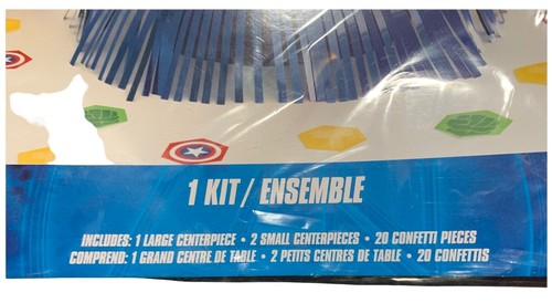 Marvel Avengers Kit Decorazione Tavola Festa Compleanno 23 Pezzi - Foto 3 di 4