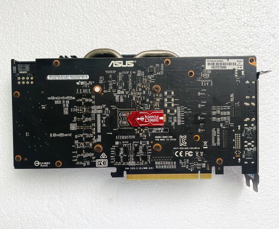 ASUS NVIDIA GeForce GTX1060 6GB 1280SP GDDR5 Graphics Video Card DVI HDMI DP - Image 4 of 4