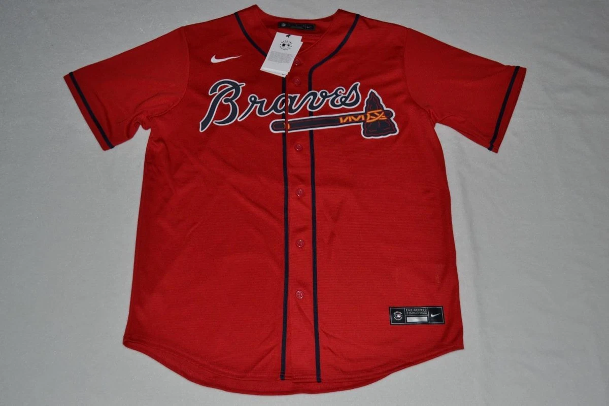 Men's Atlanta Braves Ronald Acuna Jr. #13 Nike Red Home Replica Jersey  Brand New