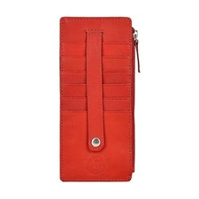 Leatherboss Genuine Leather Women's All in One Credit Business Card Case Hold...