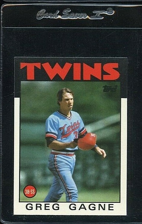 1986 TOPPS TIFFANY #162 GREG GAGNE MINNESOTA TWINS 
