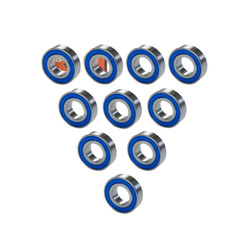 QTY-10 ,6004-2RS PREMIUM BALL BEARINGS ABEC3- ZSKL