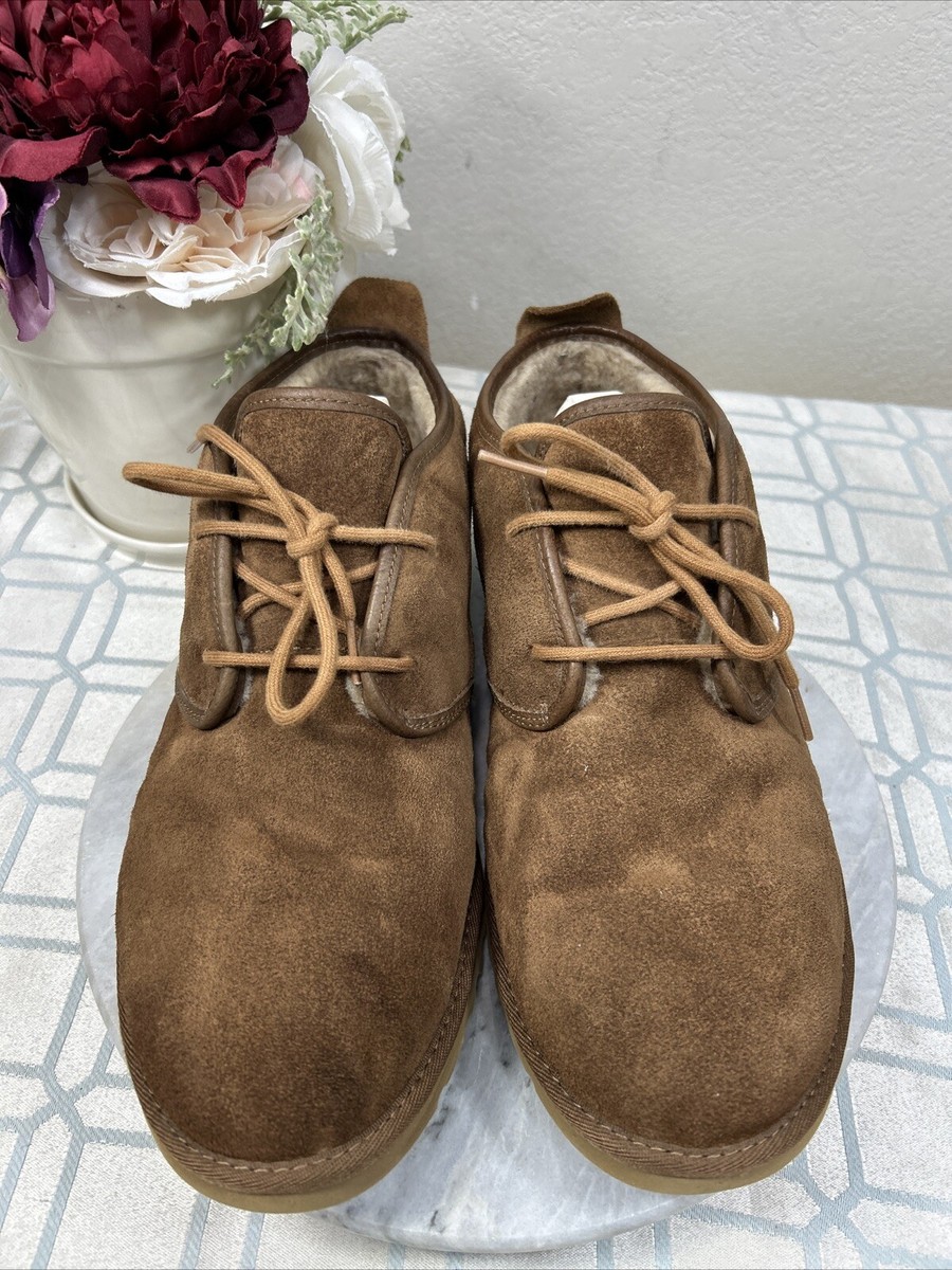 UGG 1016680 Maksim Chukka Chestnut Lace Up Shearling Boot 