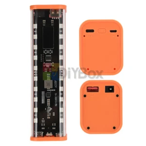 Fast Charging Mobile Power Bank Case 8Cell 18650Battery Box Kit DIY Battery Case